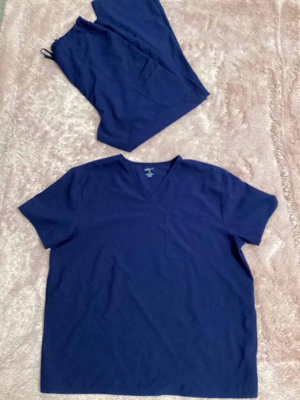 Navy Blue Scrubstar Top and Pants Set